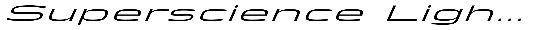 Superscience Light Ultra Expanded Italic image